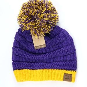 LSU Purple and Gold CC Beanie